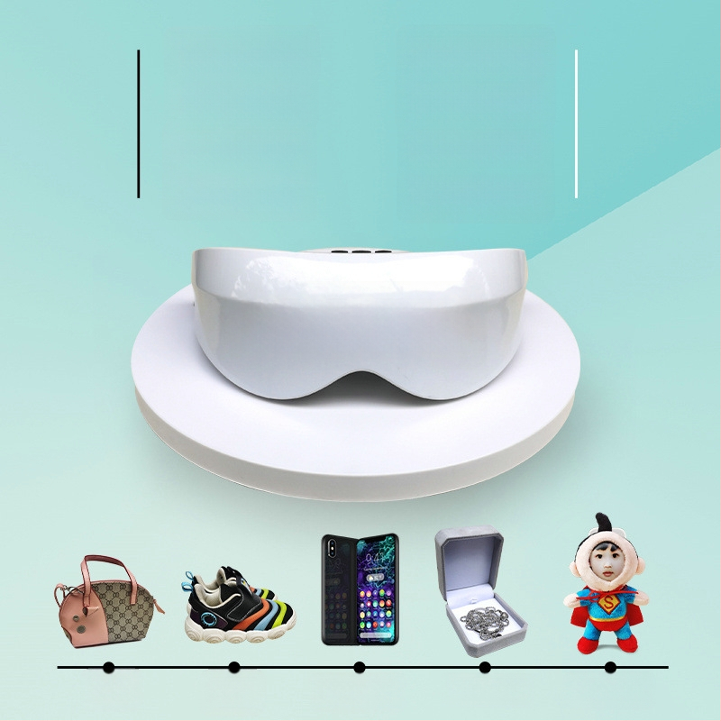 Bean Bean pöörlev ehte kuvamise alus – ABS plastik, kunstiline stiil, kahekorruseline konstruktsioon