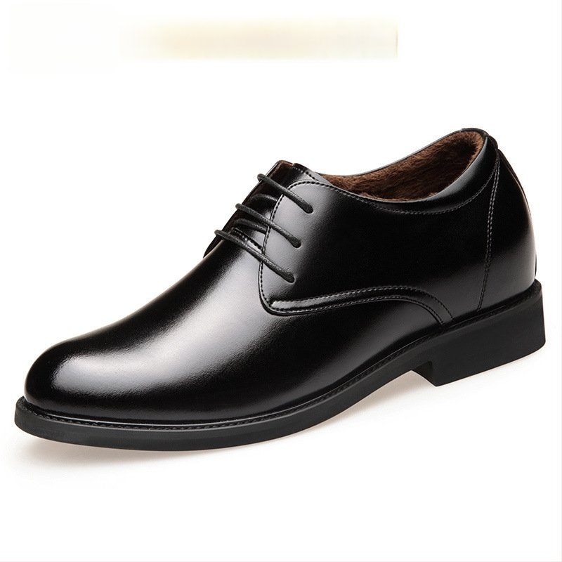 Vīriešu ādas kurpes — augšējā daļa no īstas ādas, odere no ādas, zole no gumijas, auklas, papēža augstums 1–3 cm, biznesa stils, birojs