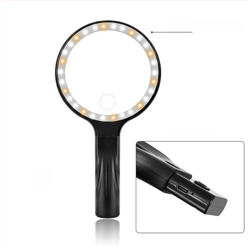 USB punjenje 30 LED, povećanje 5x/10x, viseća oko vrata, ručna i na glavi, za čitanje i popravke