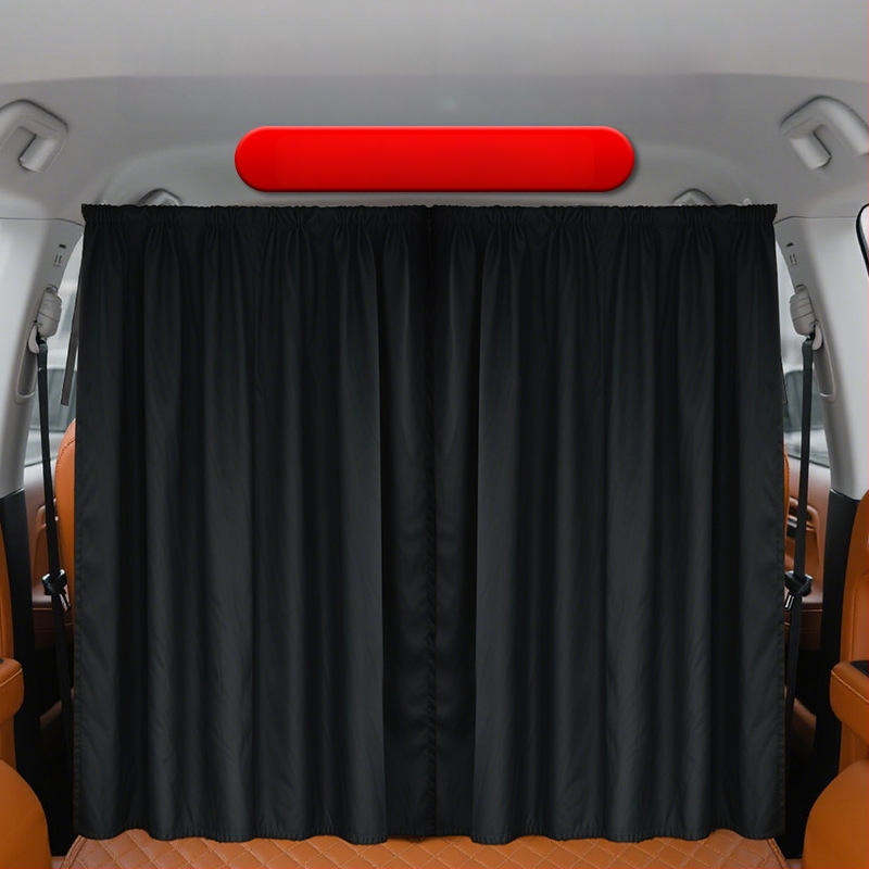 Automobilio pertvarinė užuolaida – tanki, nepermatoma privatumo užtvara, saulės apsauga ir šiluminė izoliacija, pakabinamasis montavimas