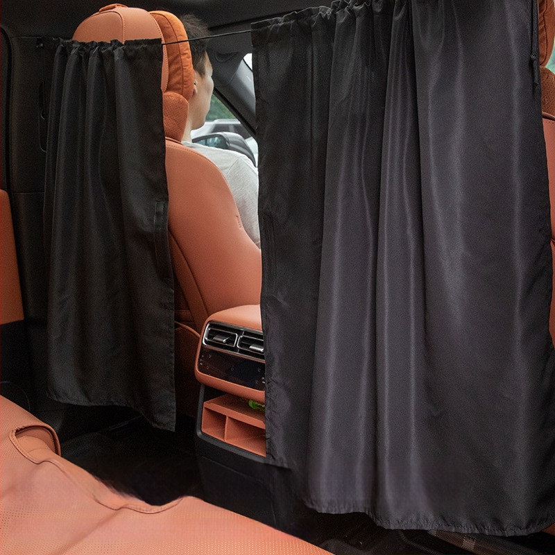 Automobilio pertvarinė užuolaida – tanki, nepermatoma privatumo užtvara, saulės apsauga ir šiluminė izoliacija, pakabinamasis montavimas