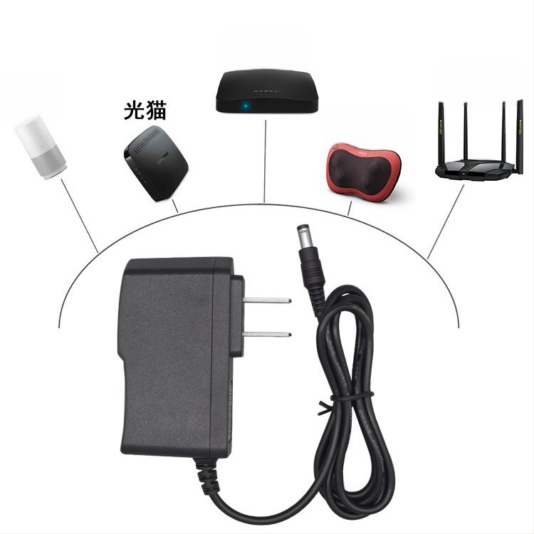 Barošanas adapters 12V 1.5A maršrutētājiem, uzraudzības kamerām, LED lentes, LCD monitoriem, set-top kastēm un modēm – ieeja 100-240V, OEM pieejams