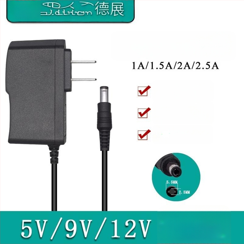Barošanas adapters 12V 1.5A maršrutētājiem, uzraudzības kamerām, LED lentes, LCD monitoriem, set-top kastēm un modēm – ieeja 100-240V, OEM pieejams