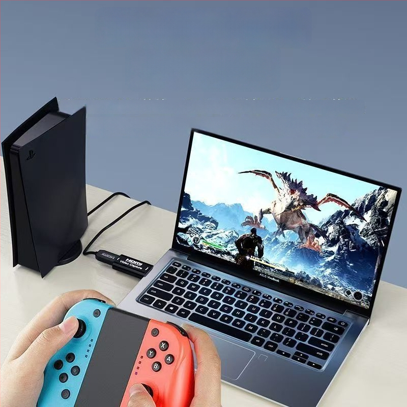 USB 2.0 į HDMI įrašymo korta (MS2109, 1080p, Windows 7 suderinama, modelis Cjk7041, tiesioginiam vaizdo įrašui įrašyti)