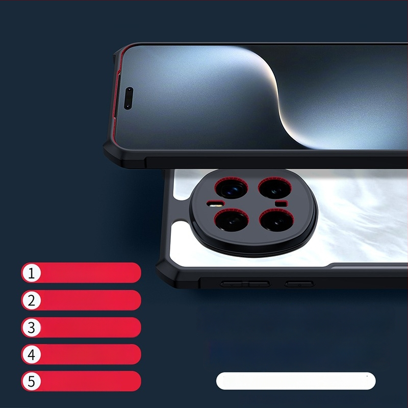 Xundd zaštitna futrola za Honor Magic7 Pro, matno prozirna PC + TPU, otporna na pad