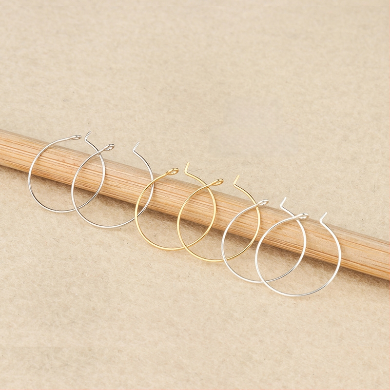 S925 srebro DIY ušne kukice za žene – minimalistični dijelovi nakita