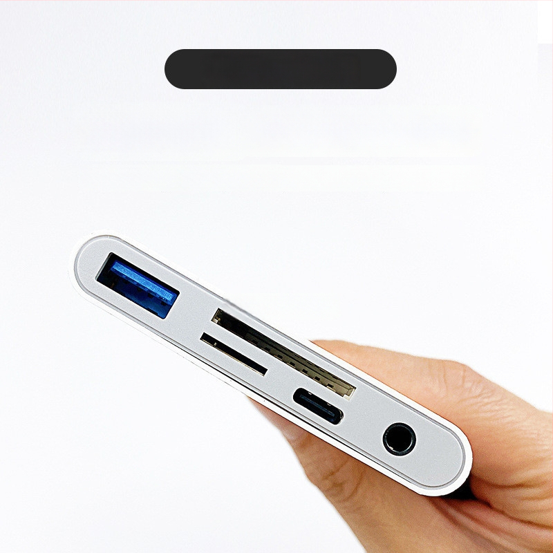 Type-C kaartide lugeja - 5-in-1 OTG USB 3.0 adapter SD/TF jaoks Android