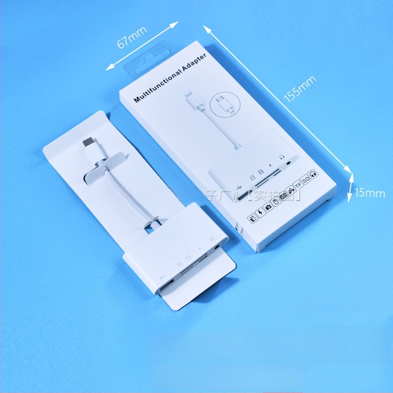 Type-C kaartide lugeja - 5-in-1 OTG USB 3.0 adapter SD/TF jaoks Android