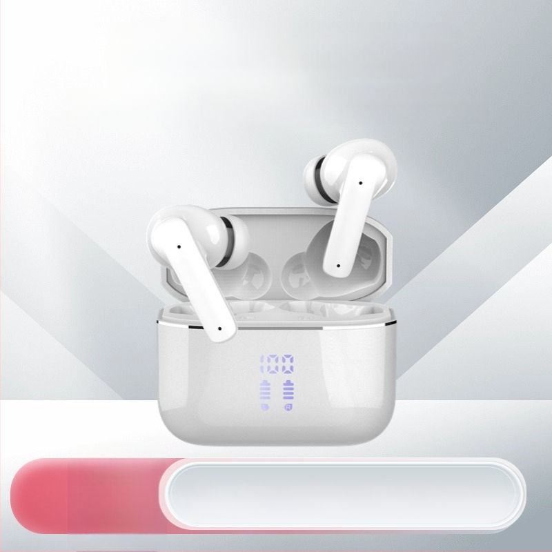 TWS juhtmevabad Bluetooth 5.3 kõrvaklapid digitaalse kuvaga, müra summutamine, 10 m ulatus, IPX5 veekindlus