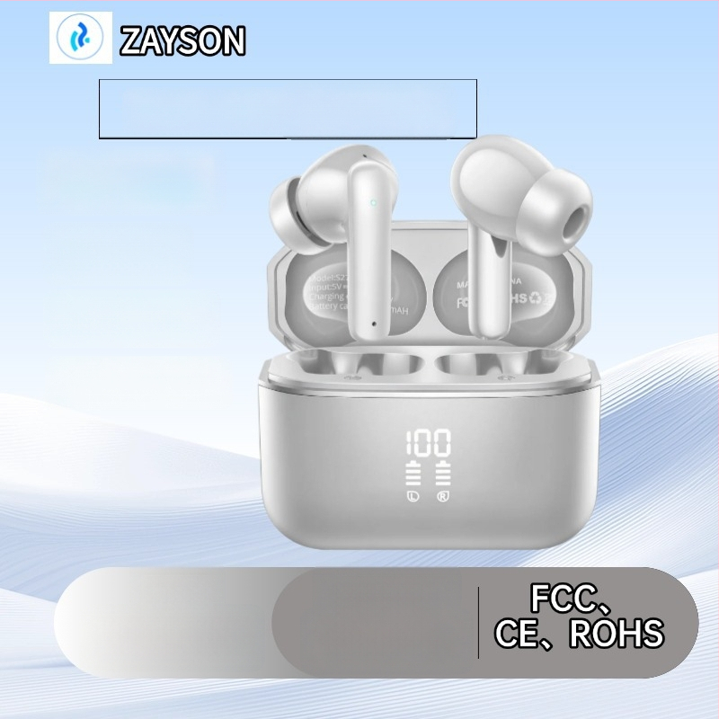 TWS juhtmevabad Bluetooth 5.3 kõrvaklapid digitaalse kuvaga, müra summutamine, 10 m ulatus, IPX5 veekindlus