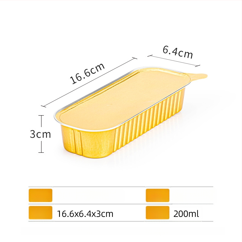 Ühekordselt kasutatav alumiiniumfooliumist toidukarp õhufriiterile, ristkülikukujuline, paksendatud, juustu ja duriani küpsetamiseks – Kaubamärk Saizhuo; Materjal: alumiiniumfoolium; Pakend: 1000 tk; Päritolu: Guangdong