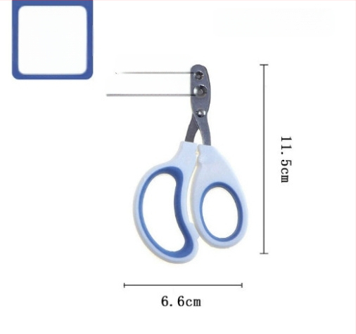 Profesionalūs nagų žirklės katėms ir šunims su dvigubo skylės dizainu ir apskritos skylės dizainu