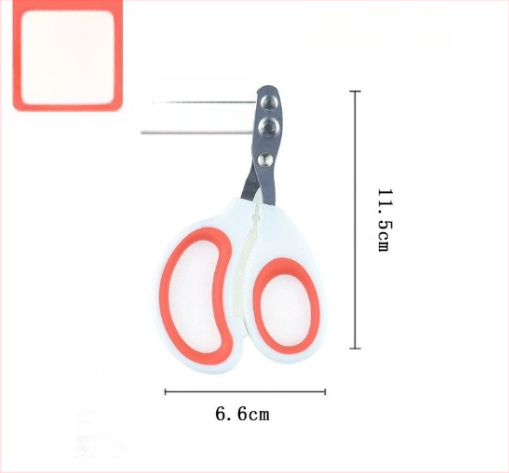 Profesionalūs nagų žirklės katėms ir šunims su dvigubo skylės dizainu ir apskritos skylės dizainu