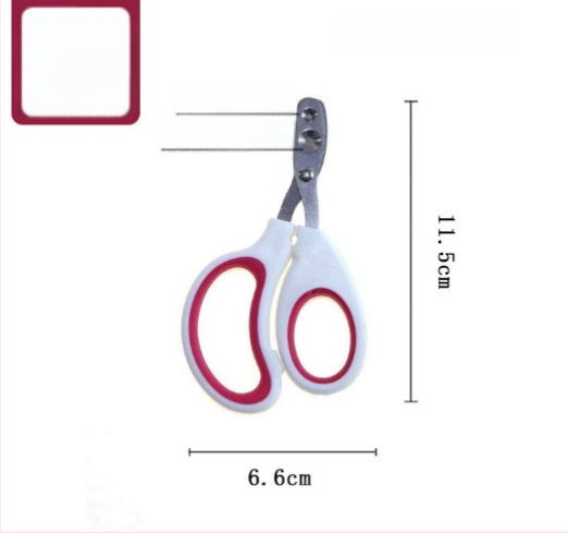 Profesionalūs nagų žirklės katėms ir šunims su dvigubo skylės dizainu ir apskritos skylės dizainu