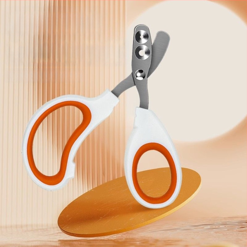 Profesionalūs nagų žirklės katėms ir šunims su dvigubo skylės dizainu ir apskritos skylės dizainu