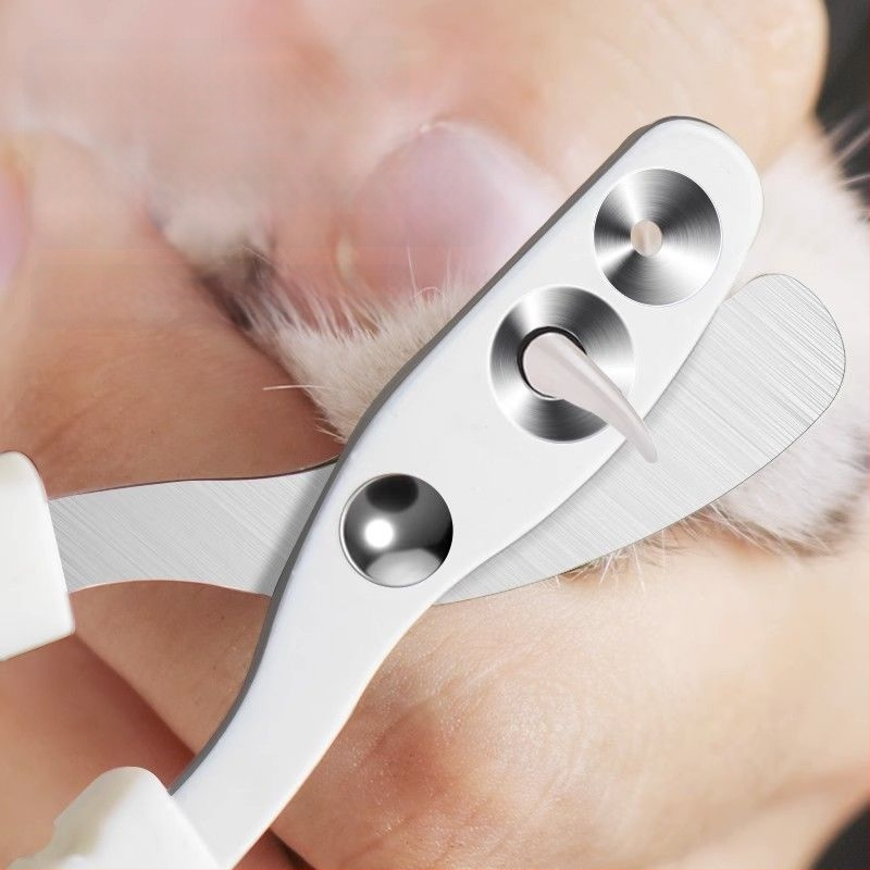 Profesionalūs nagų žirklės katėms ir šunims su dvigubo skylės dizainu ir apskritos skylės dizainu
