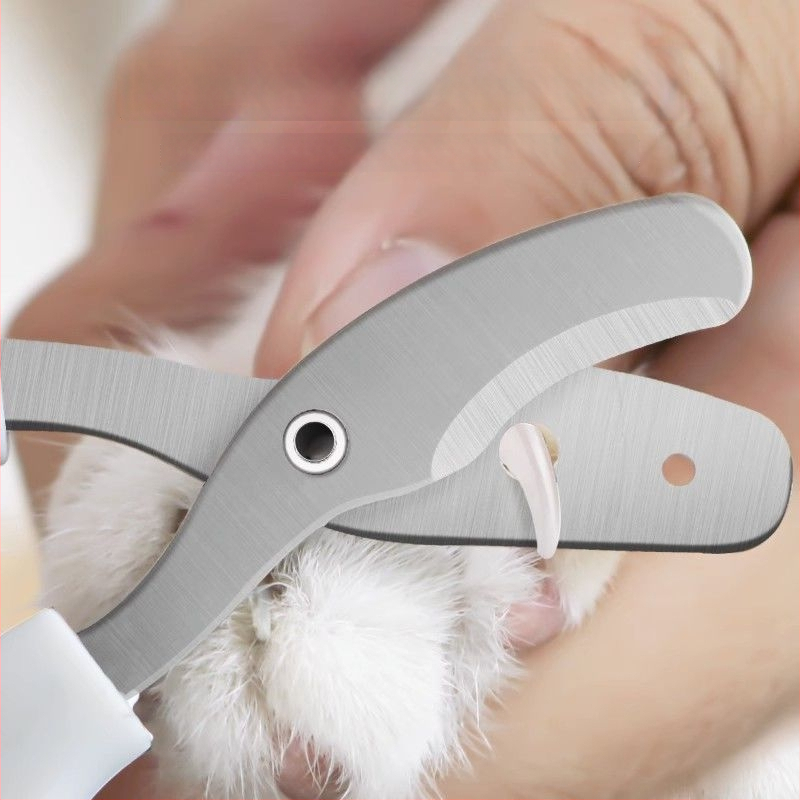 Profesionalūs nagų žirklės katėms ir šunims su dvigubo skylės dizainu ir apskritos skylės dizainu