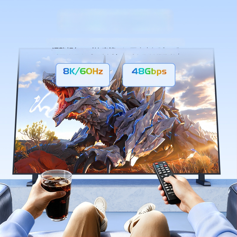HDMI kabel 8K, verzija 2.1, za monitor, TV, računalo, projektor i set-top box – Luxun HDMI kabel