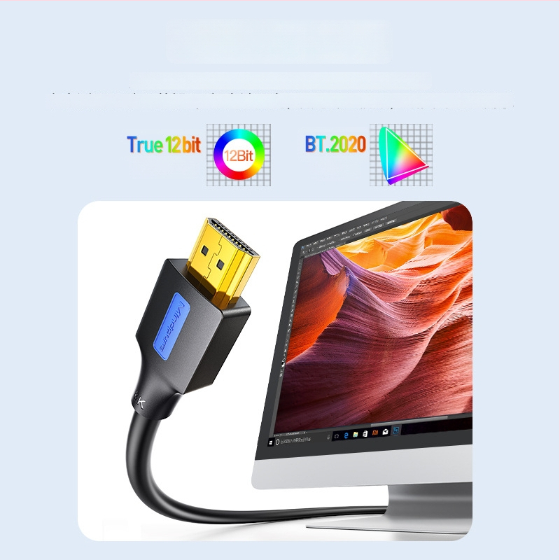 HDMI kabel 8K, verzija 2.1, za monitor, TV, računalo, projektor i set-top box – Luxun HDMI kabel