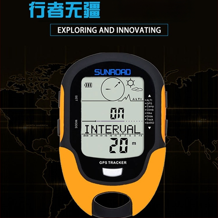 Beidou GPS daugiafunkcis rankinis laikrodis su altimetru, kompasu, barometru ir temperatūra