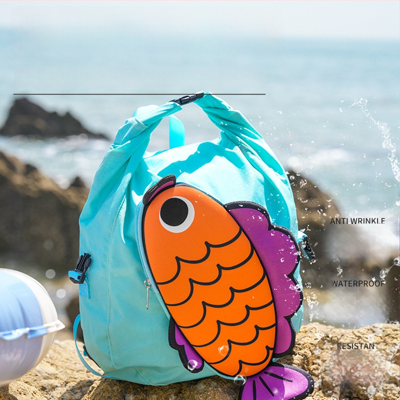 Bērnu ūdensizturīga neilona mugursoma ar dzīvnieku rakstu, universāla, zīmols Little insect home, ārējiem sporta pasākumiem