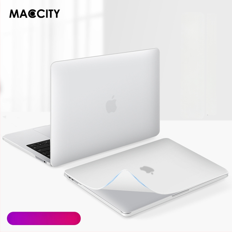 MacCity PP matt läbipaistev sülearvuti ümbris MacBook Air/Pro – pehme kaitsekest (2021 mudel)