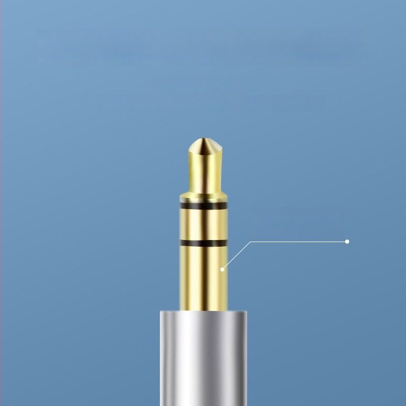 Type-C audio kabelis 3 vienā, adapters 3.5 mm uz 6.35 mm, zelta pārklājums, vara kodols, 40 g