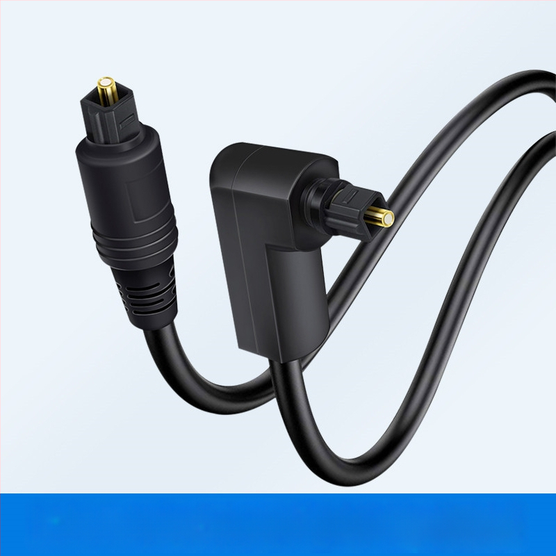 Optički audio kabel s 90° kutom, 5.1-kanalni SPDIF digitalni zvuk, 360° okretni konektor