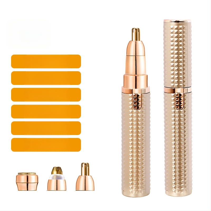 Elektrinis daugiafunkcinis plaukų kirpimo prietaisas antakiams, nosiai ir kūnui; ABS korpusas; USB maitinimas; nuimama pjovimo galvutė lengvam valymui; svoris 64 g.