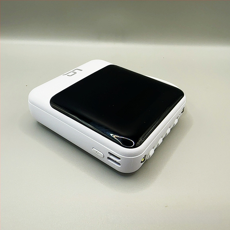 Powerbank su įmontuotu kabeliu, 6000mAh, Li-Polimerų baterija, 10W greitas įkrovimas, Modelis XT30