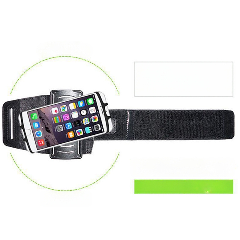 Išorinė sporto rankinė – universalus, besisukantis rankos dirželis, Lycra-silikono medžiaga, logotipas spausdintas, pritaikomas privatūs ženklai (Rongcan)