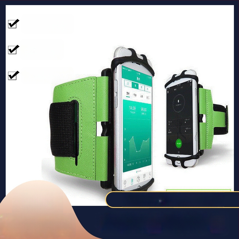 Išorinė sporto rankinė – universalus, besisukantis rankos dirželis, Lycra-silikono medžiaga, logotipas spausdintas, pritaikomas privatūs ženklai (Rongcan)