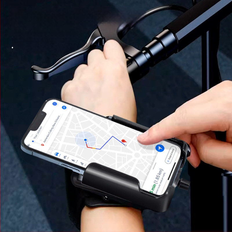 Rankos telefono laikiklis dviračių sportui – ABS+PC+Webbing medžiagos | Unisex | Žiema 2024 leidimas
