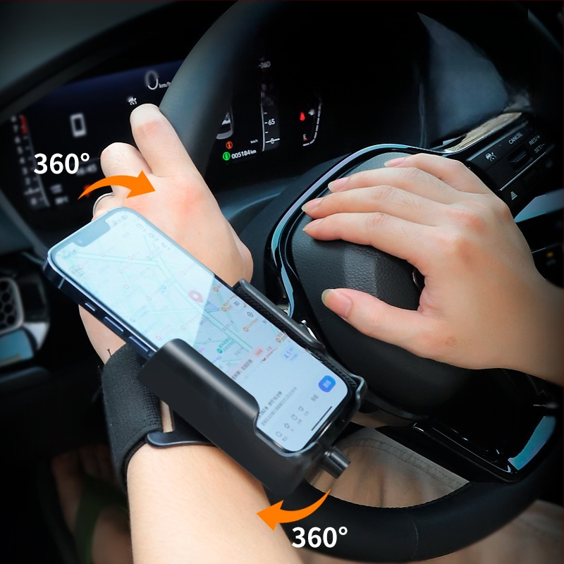 Rankos telefono laikiklis dviračių sportui – ABS+PC+Webbing medžiagos | Unisex | Žiema 2024 leidimas