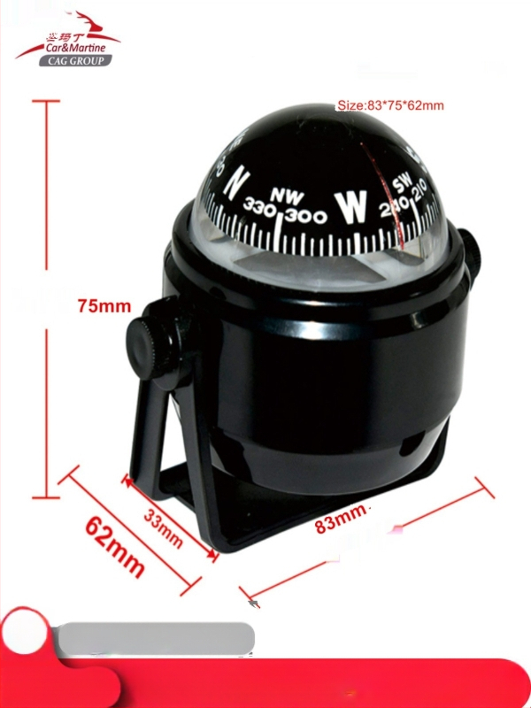 Transportlīdzekļa kompass, jūras magnētiskais kompass, gaismas, augsta precizitāte, regulējams