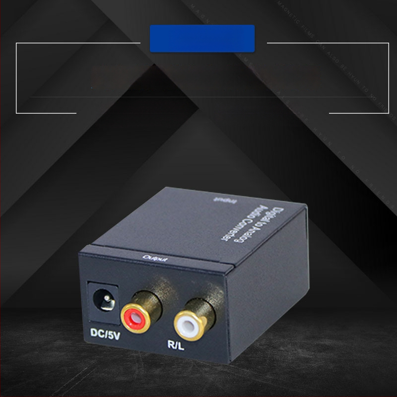 Skaitmeninis į analoginį garso keitiklį optiniams/koaksialiniams skaitmeniniams įėjimams, YQ-88 dviejų lustų modelis, tinkamas televizoriui