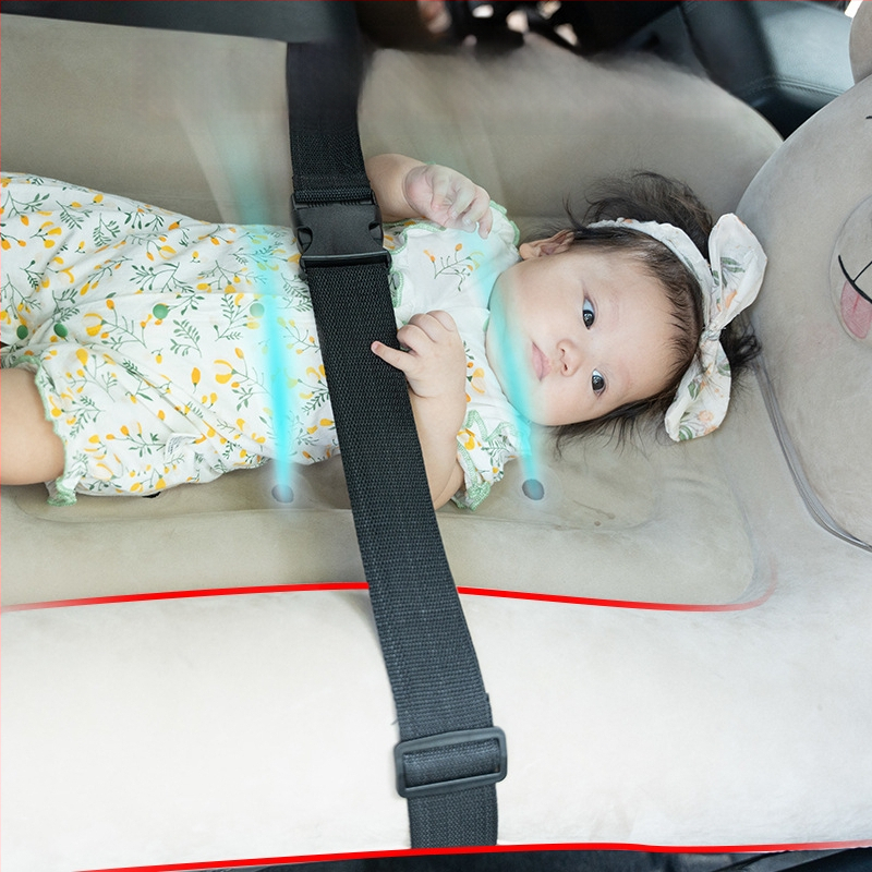 Pūtimas vaikų automobilio lova galinei sėdynei; poliesterio paviršius; apkrova 25 kg; svoris 0,5 kg; prekinis ženklas Xintianyou