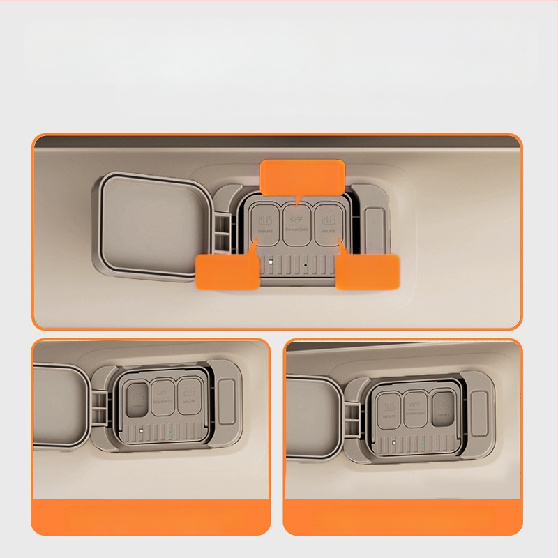 Automobilinis pripučiamas lova bagažinei Tesla Model Y – Enjoy Space, PVC paviršius, svoris 3,7 kg, maksimali apkrova 300 kg