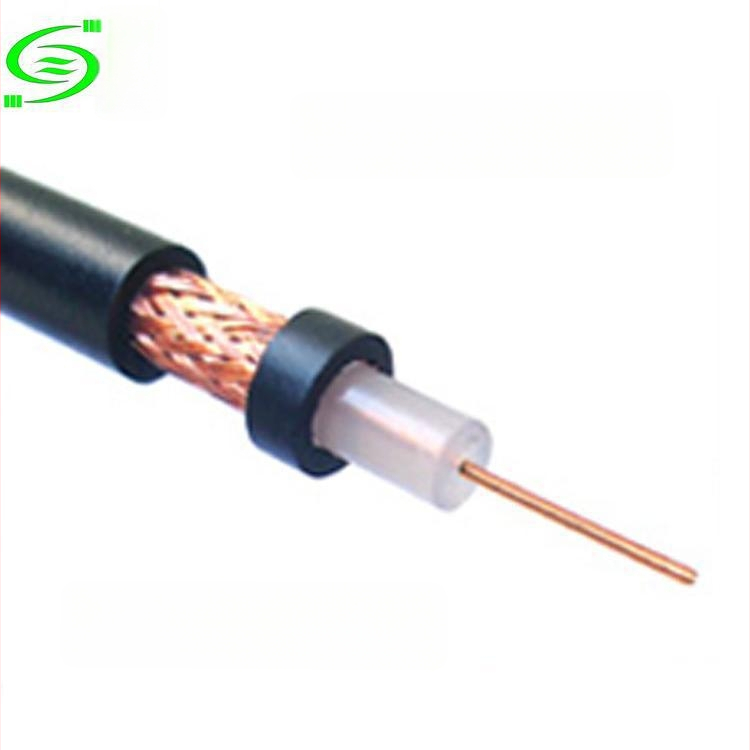 East River RG59 koaksiālais kabel RF signāla pārraidīšanai, PVC korpuss, ROHS sertifikāts