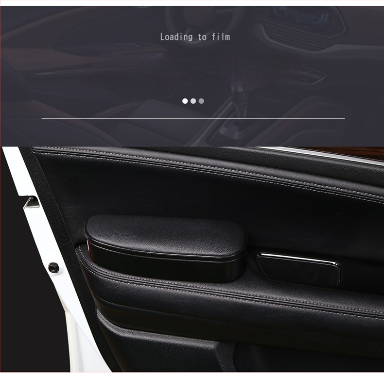 Automašīnas roku balsts vadītājam ar augstuma palielinošu spilvenu (Plastmasa, 0.5 kg, universāla saderība)