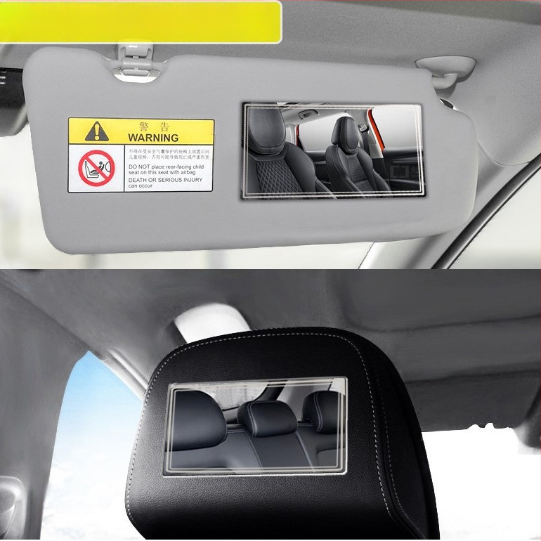 Kosmetinis automobilių veidrodis, nerūdijantis plienas, klijavimo montavimas, Late Island, universali suderinamumas (Tipas: Kosmetinis veidrodis; Medžiaga: Nerūdijantis plienas; Montavimas: Klijavimo; Prekės ženklas: Late Island; Suderinamumas: Universalus