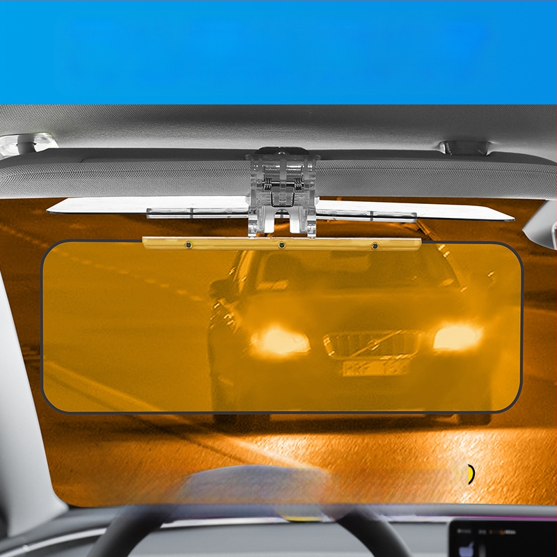 HD kosmetinis veidrodėlis automobiliui su snap-on tvirtinimu, universali suderinamumas, minimalistinis stilius