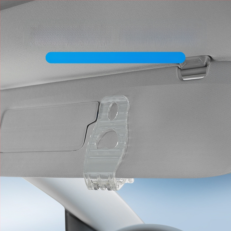 HD kosmetinis veidrodėlis automobiliui su snap-on tvirtinimu, universali suderinamumas, minimalistinis stilius