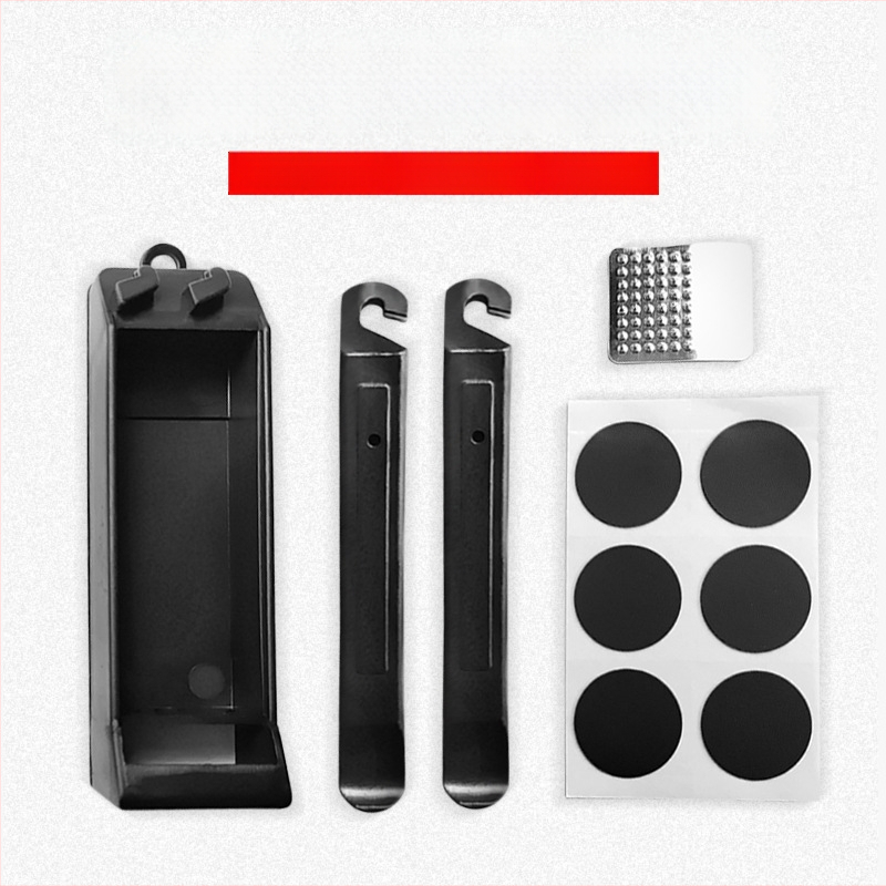 Pārnēsājams velosipēdu remonta komplekts ar bez līmes riepu uzlīmēm, piemērots kalnu velosipēdiem, pielāgojama apstrāde — Yiwu Suxiao