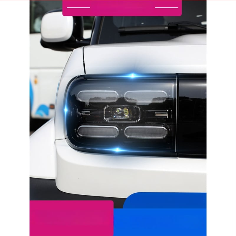 Baojun Yueye TPU film za svjetla, prozirno tamni TPU zaštitna folija