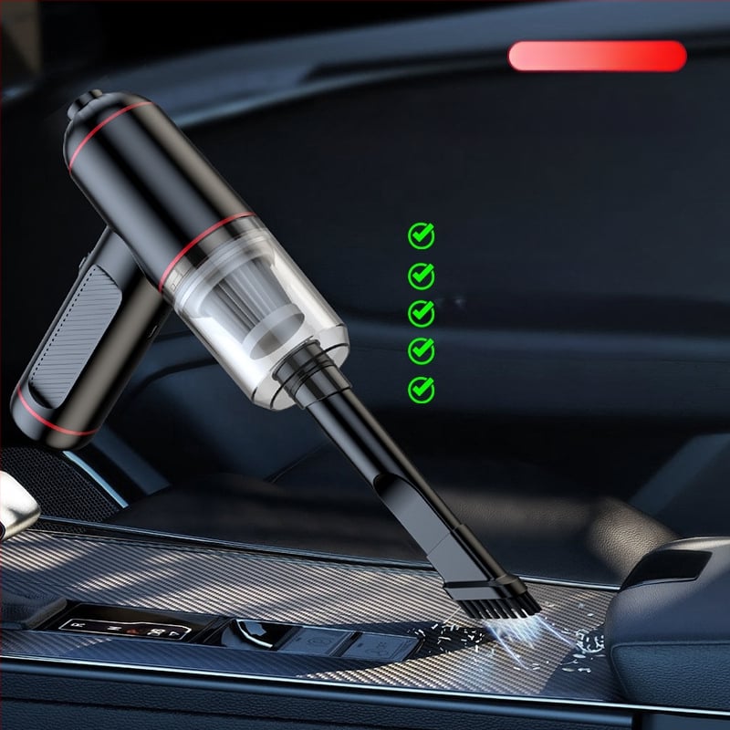 Ariel bežični ručni usisavač za automobil s integriranim izduvavanjem prašine i usisavanjem, prijenosan, bežični, 5V, 110W, 6000 Pa