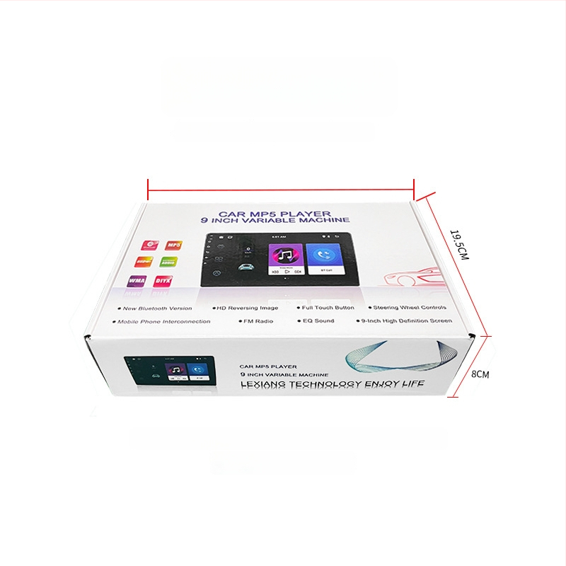 Automobilinis MP5 grotuvas Bluetooth, LCD ekranas, atbulinės eigos kamera, 12V maitinimas, belaidis CarPlay, AHD