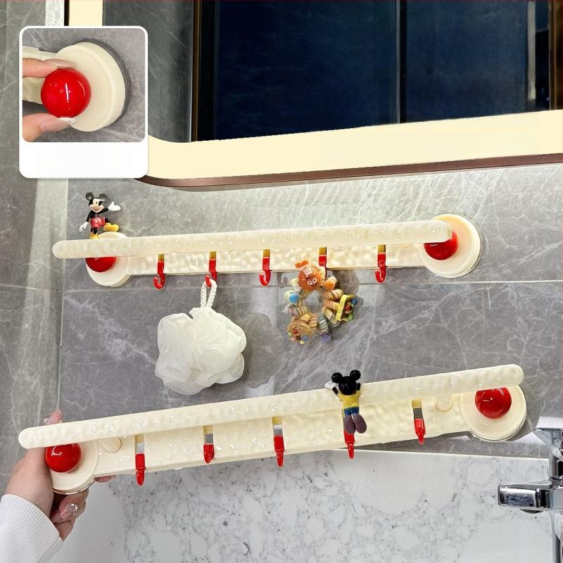 Siurbimo laikiklis rankšluosčiams ant sienos – plastikinis, be gręžimo, 200 vnt dėžutėje