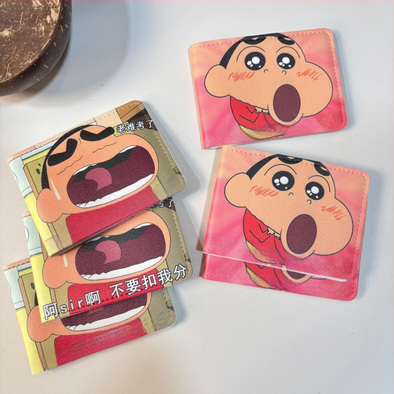 Crayon Shin-Chan kožni držač za vozačku i prometnu dozvolu, držač kartica 2 u 1