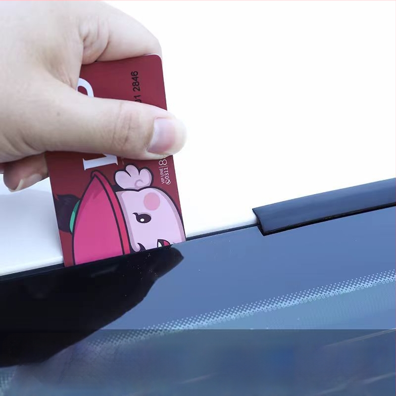 Automobilių sandarinimo juosta, universali, guminė, T tipo, skirta priekinių ir galinių stiklo spragoms bei stogo lango ertmėms